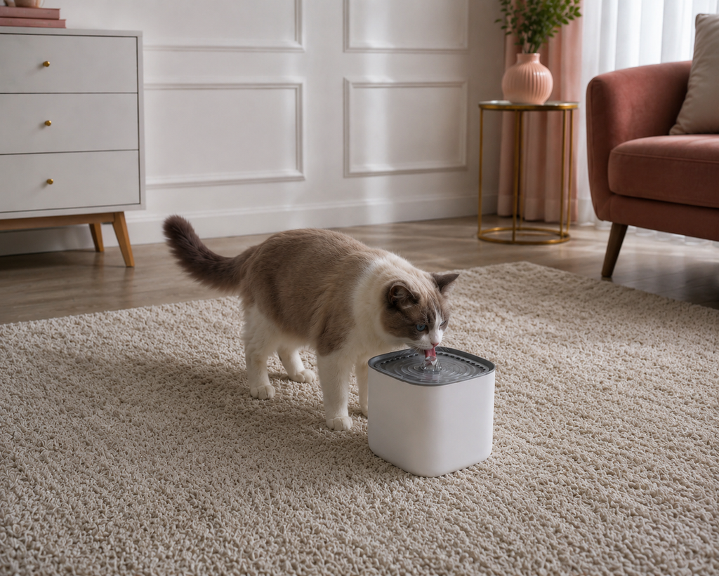 Cat Water Fountain — Silent Automatic Filter 3L USB