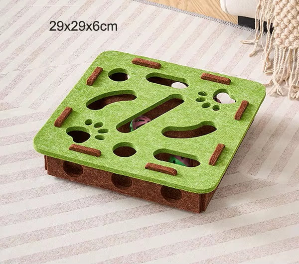 Cat Puzzle Feeder Maze — Interactive Slow Feed Enrichment Board