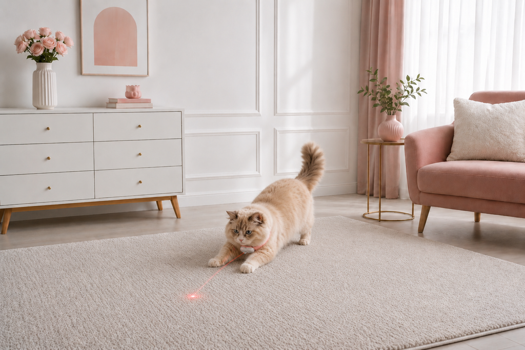 Wearable Laser Cat Collar Toy — Hands-Free Automatic Self-Play