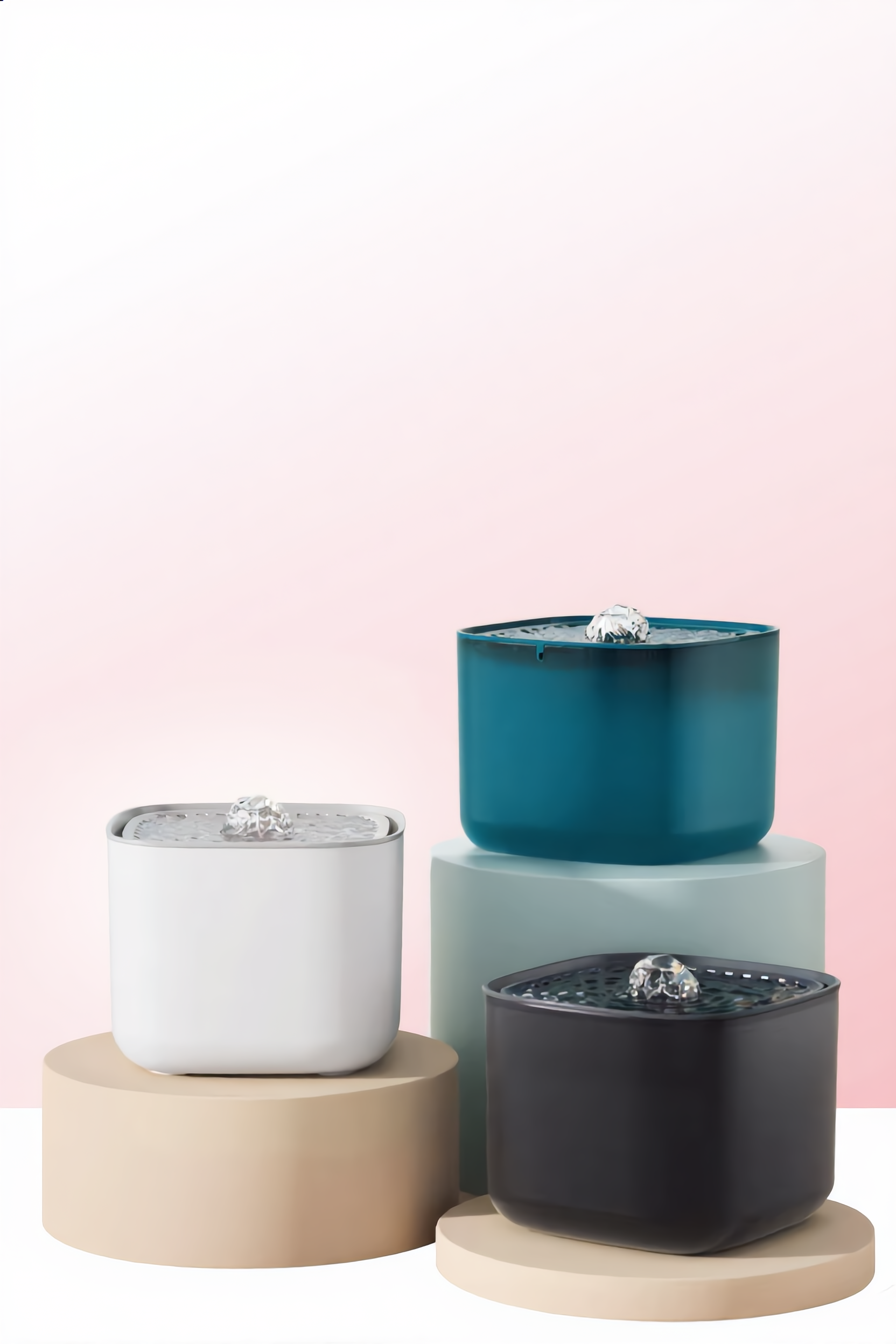 Cat Water Fountain — Silent Automatic Filter 3L USB