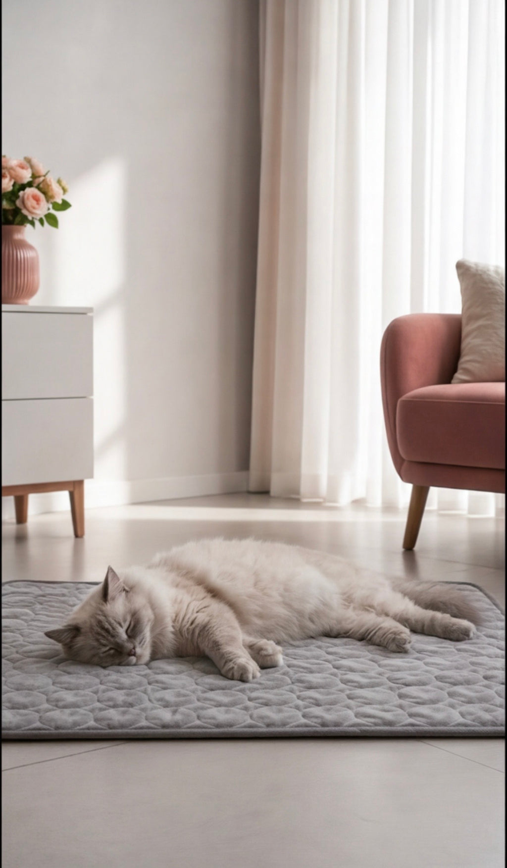 Cooling Mat — Self-Cooling Summer Sleep Pad for Cats