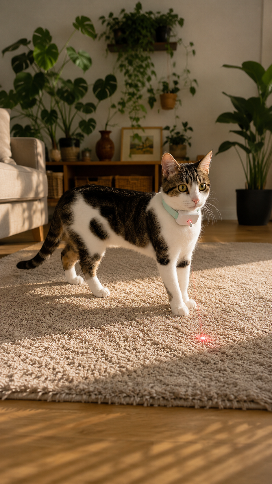 Wearable Laser Cat Collar Toy — Hands-Free Automatic Self-Play