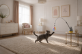 Interactive Feather Wand Cat Toy — Self-Play Kitten Fishing Rod