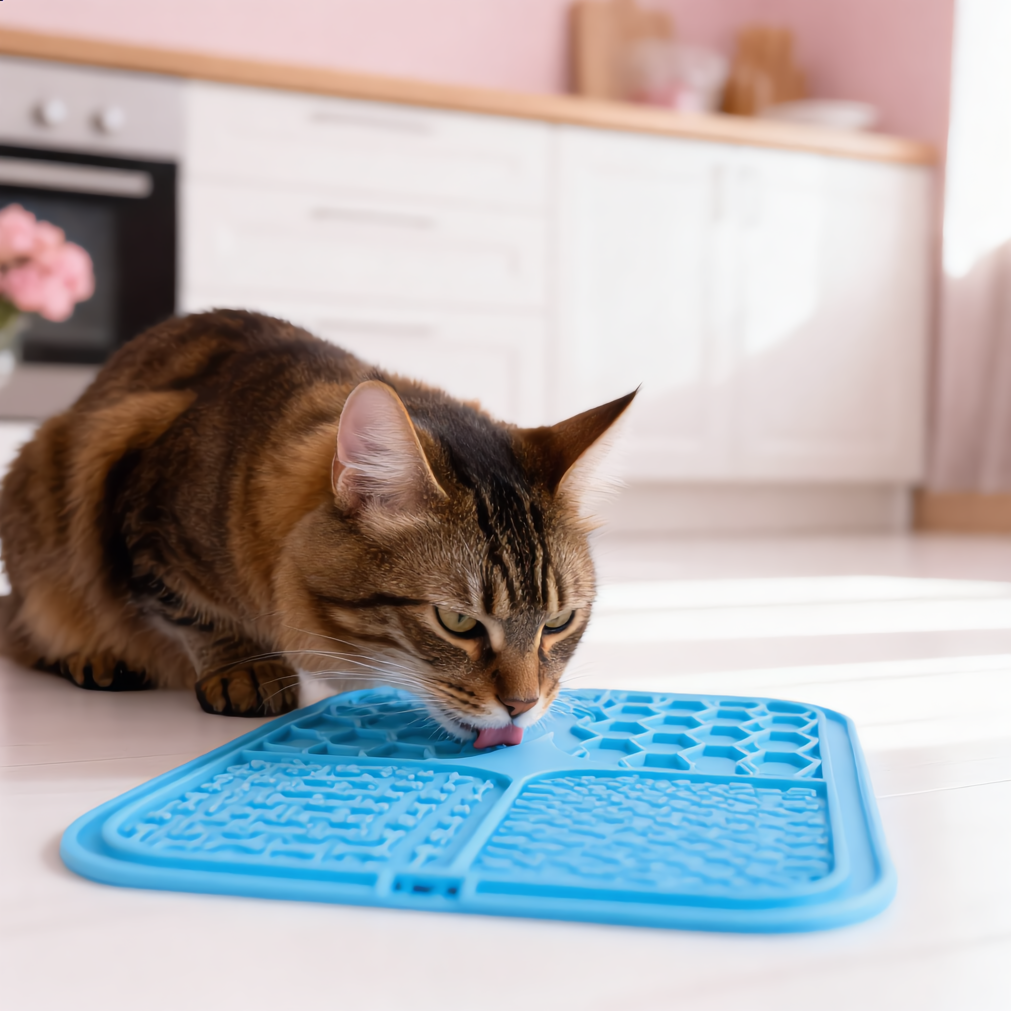 Cat Lick Mat — Slow Feeder Enrichment & Calming Toy