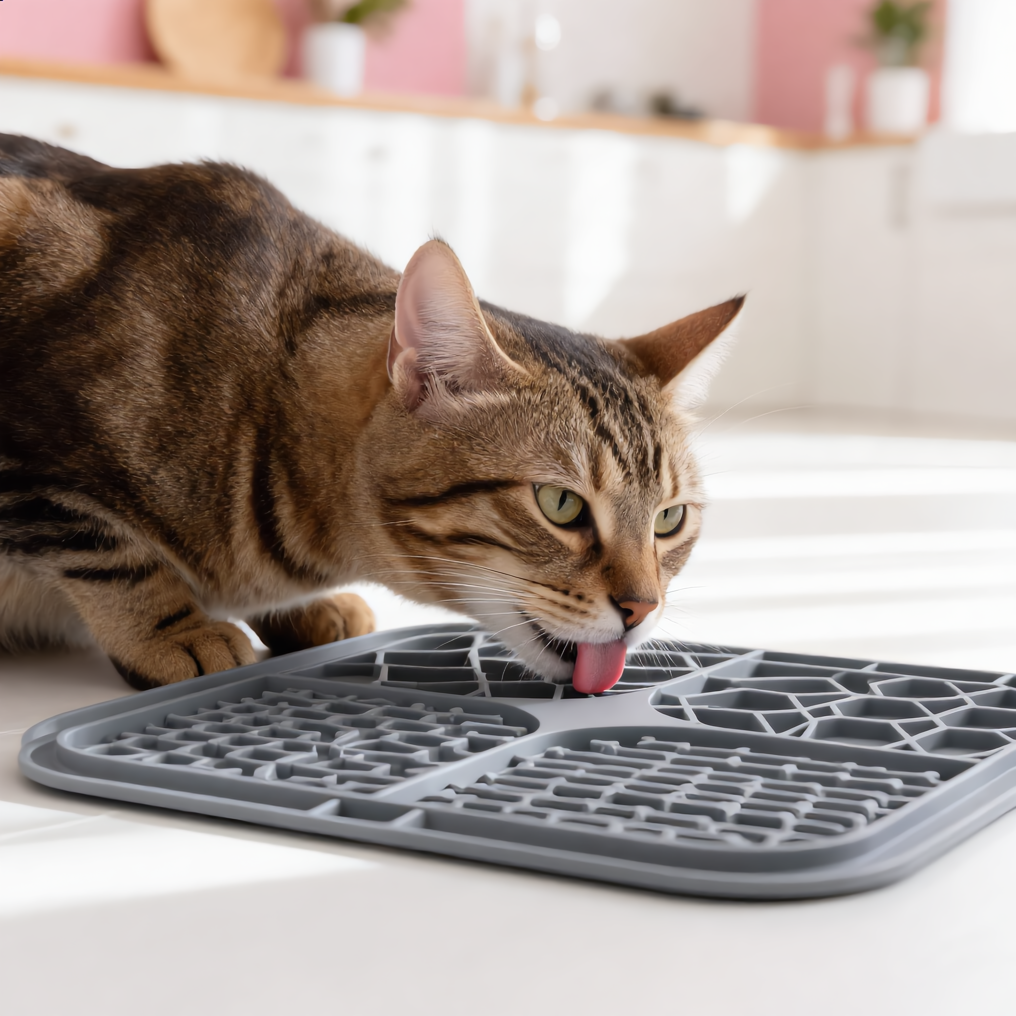 Cat Lick Mat — Slow Feeder Enrichment & Calming Toy