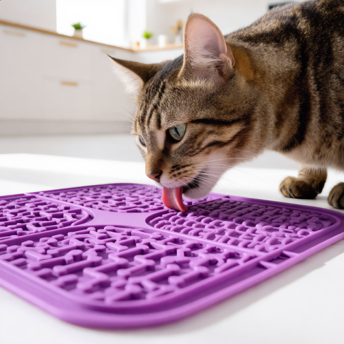Cat Lick Mat — Slow Feeder Enrichment & Calming Toy