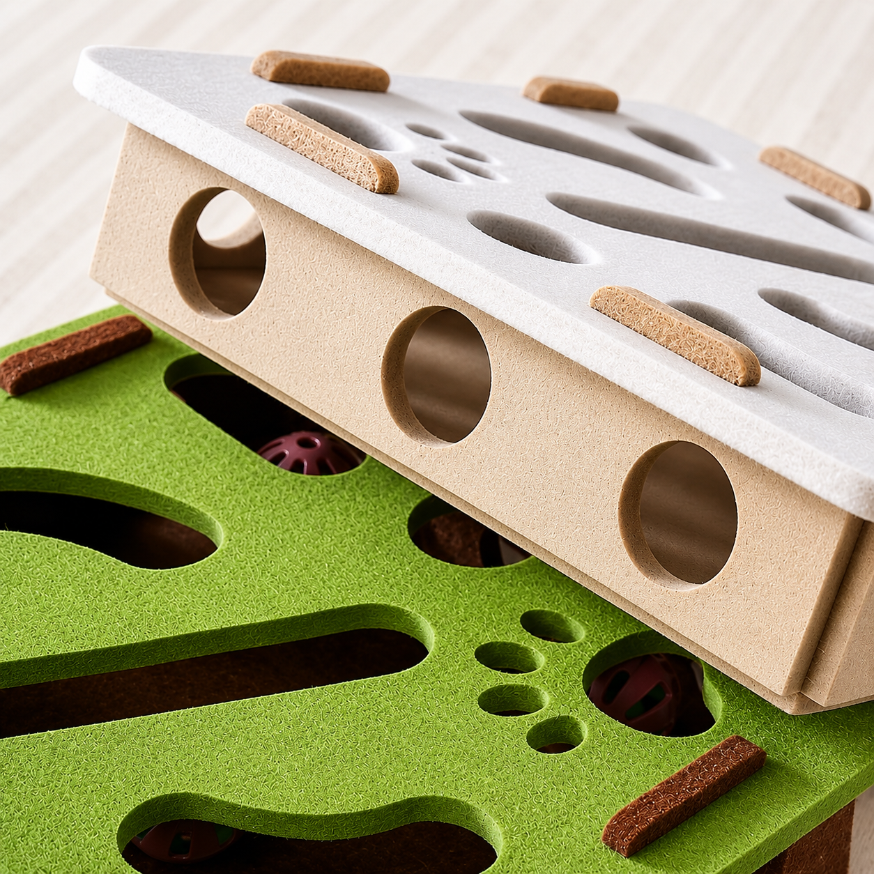 Cat Puzzle Feeder Maze — Interactive Slow Feed Enrichment Board